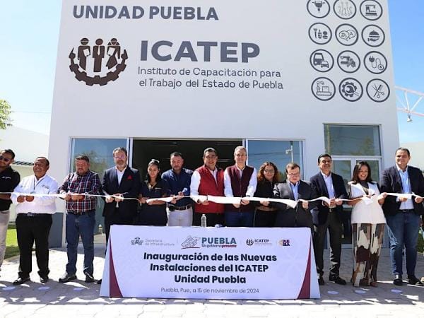 Para fomentar empleo y capacitación, Sergio Salomón inaugura Nueva Unidad del ICATEP