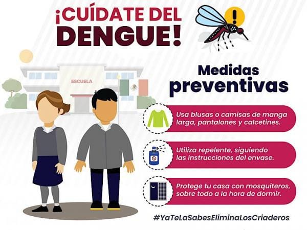 Reporta Salud 79 municipios de Puebla con casos de dengue