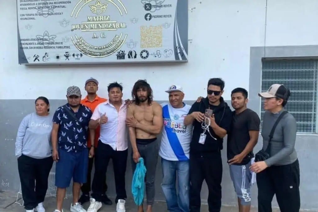 El "Vagabundo Mamado" de Puebla es ingresado a rehabilitación tras volverse viral