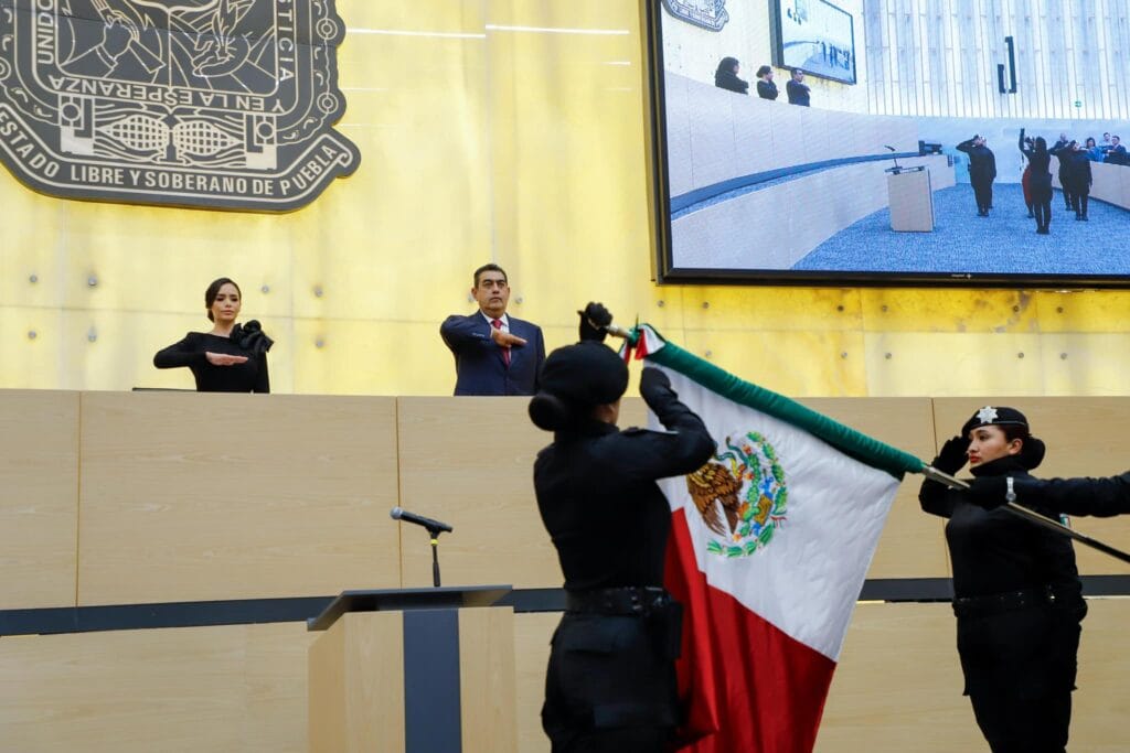 Sergio Salomón se despide con su segundo informe: "No mentimos, no robamos, no traicionamos al pueblo"