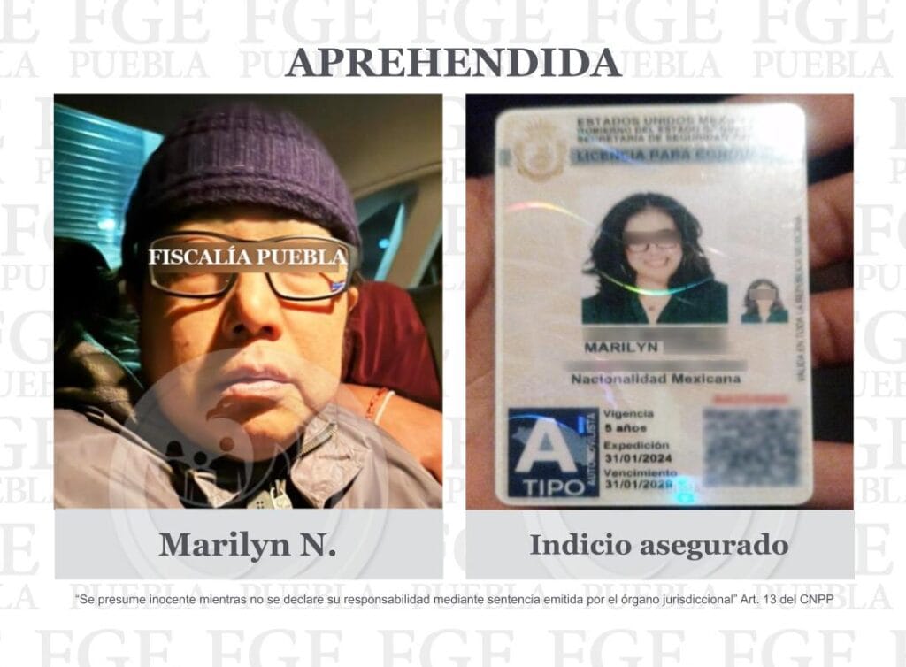 Detienen a Marilyn Cote, presunta psiquiatra en Tlaxcala por usurpación de profesión