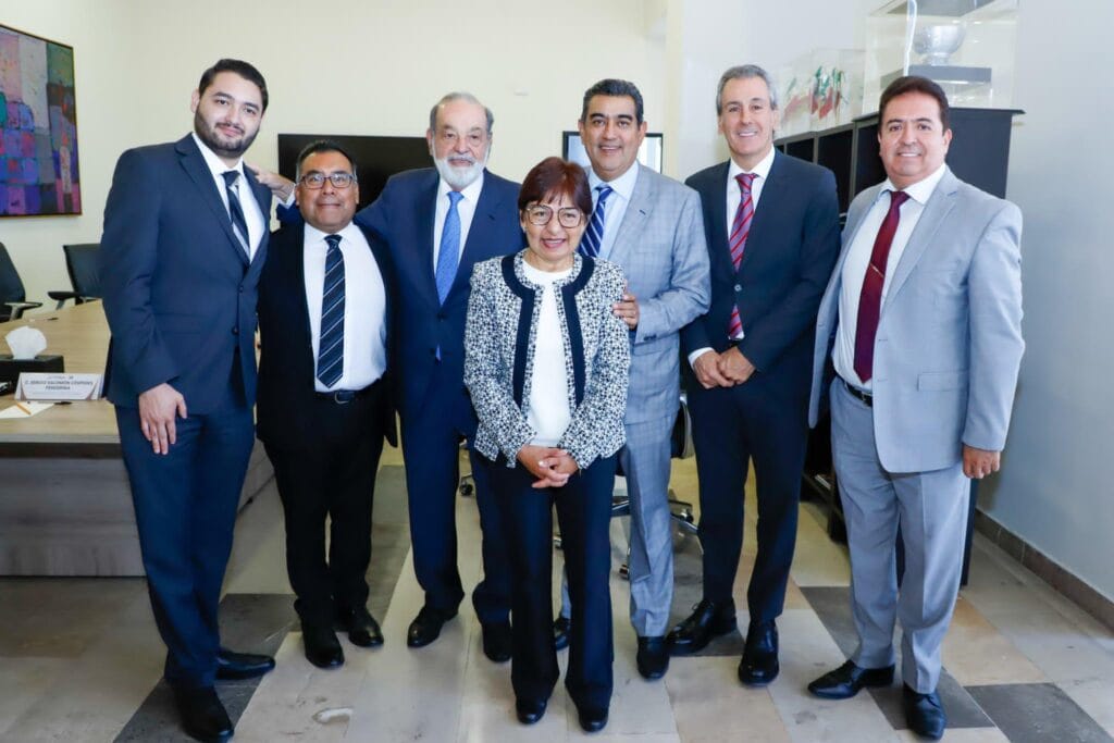 En alianza con el empresario Carlos Slim, Puebla traza ruta de inversión y tecnología al servicio de Puebla: Armenta