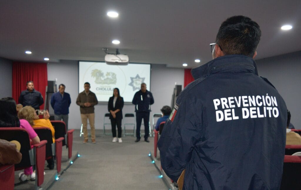 Gobierno de San Pedro Cholula refuerxa vinculación con comerciantes en materia de seguridad