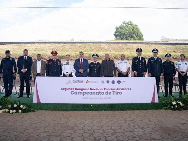 Puebla, sede del "Congreso de Policías Auxiliares y Campeonato de Tiro"