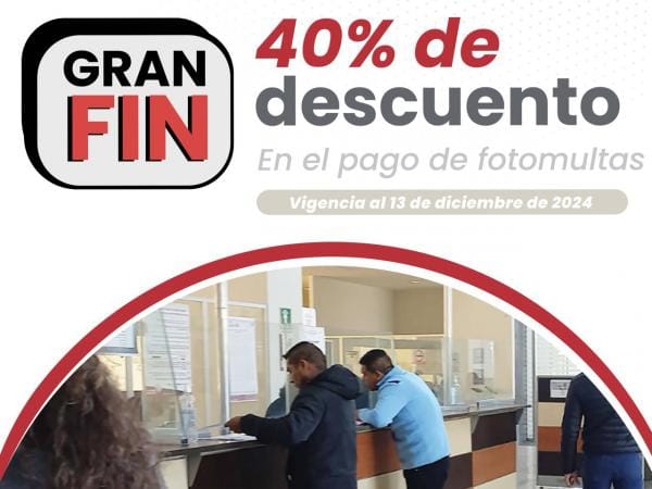 Extiende gobierno estatal plazo del “Gran Fin de Multas”