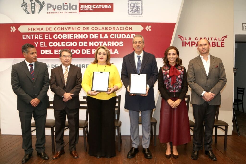 Gobierno de la Ciudad firma convenio de colaboración con el Colegio de Notarios