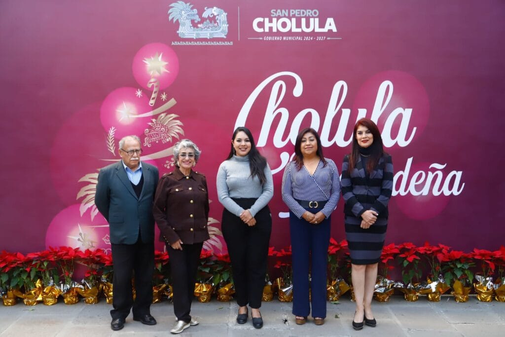 Anuncia Gobierno de Cholula encendido del árbol navideño