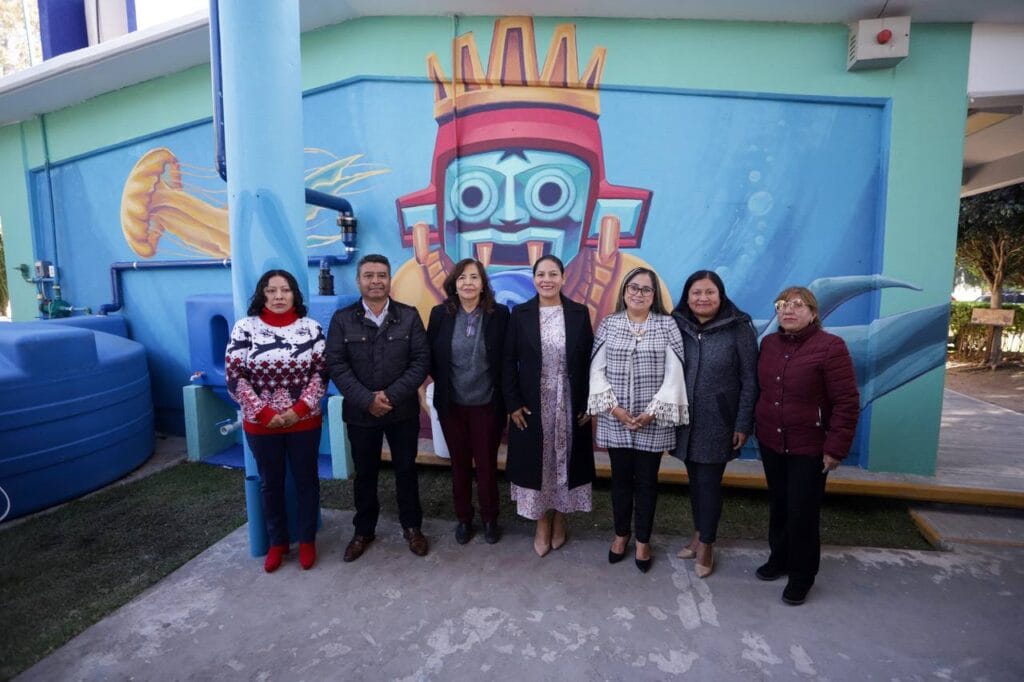 Refuerza Lupita Cuautle prácticas para el cuidado del agua en San Andrés Cholula