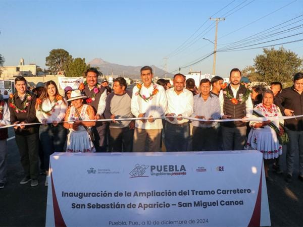 Mejora gobierno de Sergio Salomón movilidad en juntas auxiliares de Puebla capital