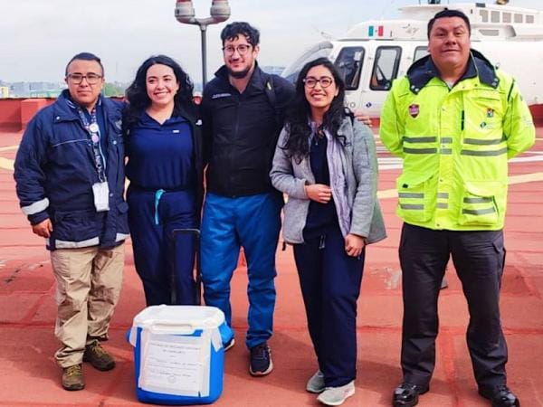 Realiza Salud traslado aéreo de hígado a la Ciudad de México
