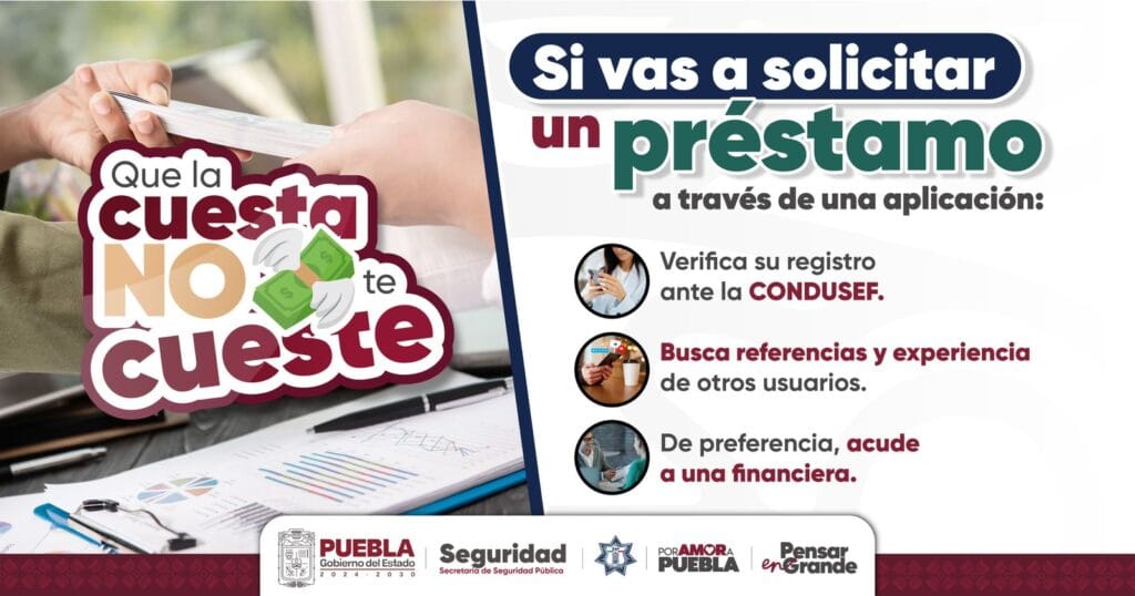 Protégete contra la ciberdelincuencia en APPS de préstamo: SSP