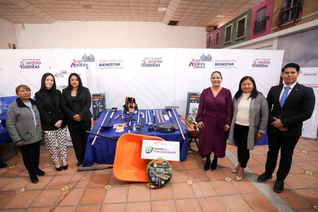 Impulsa Lupita Cuautle bienestar de familias sanandreseñas