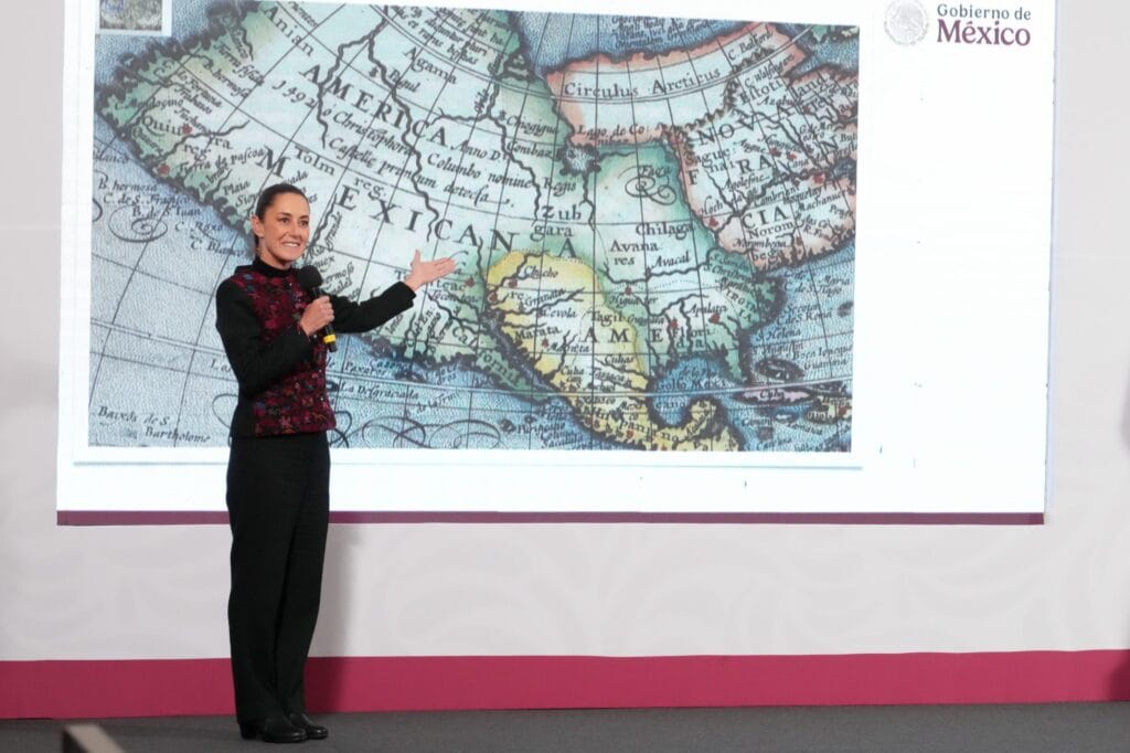 "Vamos a llamarle América Mexicana": Presidenta Claudia Sheinbaum