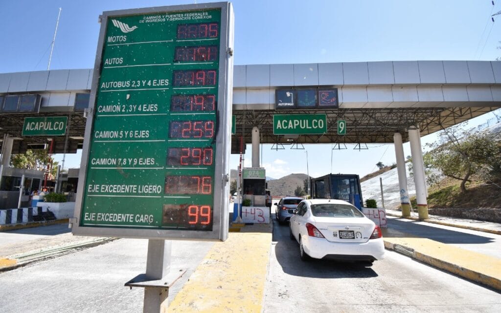 Aumento en las tarifas de autopistas federales para 2025