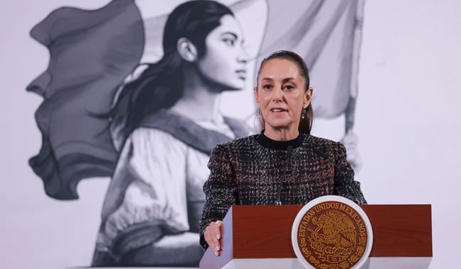 Presidenta de México Claudia Sheinbaum destaca reducción estimada de 27 por ciento en homicidios dolosos de 2018 al 2025