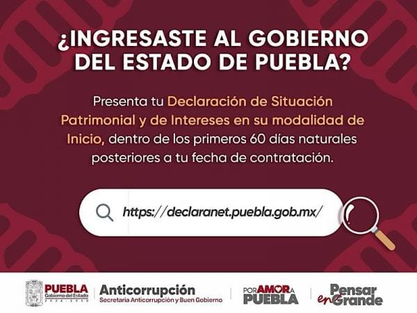 Gobierno de Puebla invita a servidores públicos cumplir con sus responsabilidades