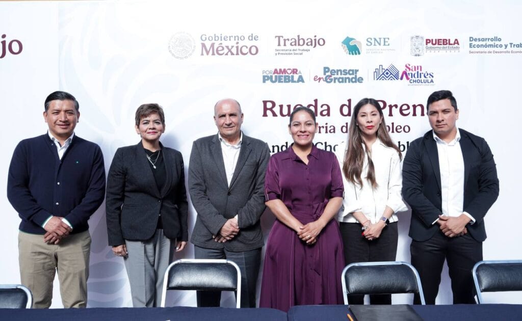 Anuncian Gobierno de San Andrés Cholula y del Estado Feria del Empleo 2025
