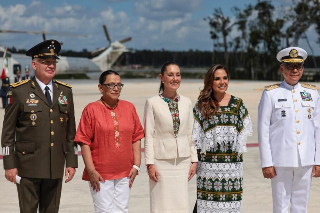 En Quintana Roo, presidenta Sheinbaum conmemora el 110 aniversario de la Fuerza Aérea Mexicana e inaugura la Base Aérea Militar No.20