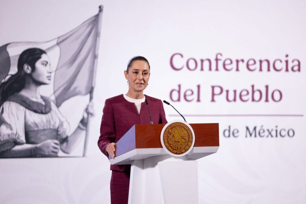 Presidenta Claudia Sheinbaum celebra aprobación del 80 por ciento en encuesta de Buendia & Márquez para El Universal