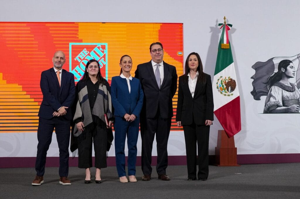 Como parte del Plan México, The Home Depot anuncia inversión de mil 300 mdd de 2025 a 2028; se generarán 20 mil empleos directos