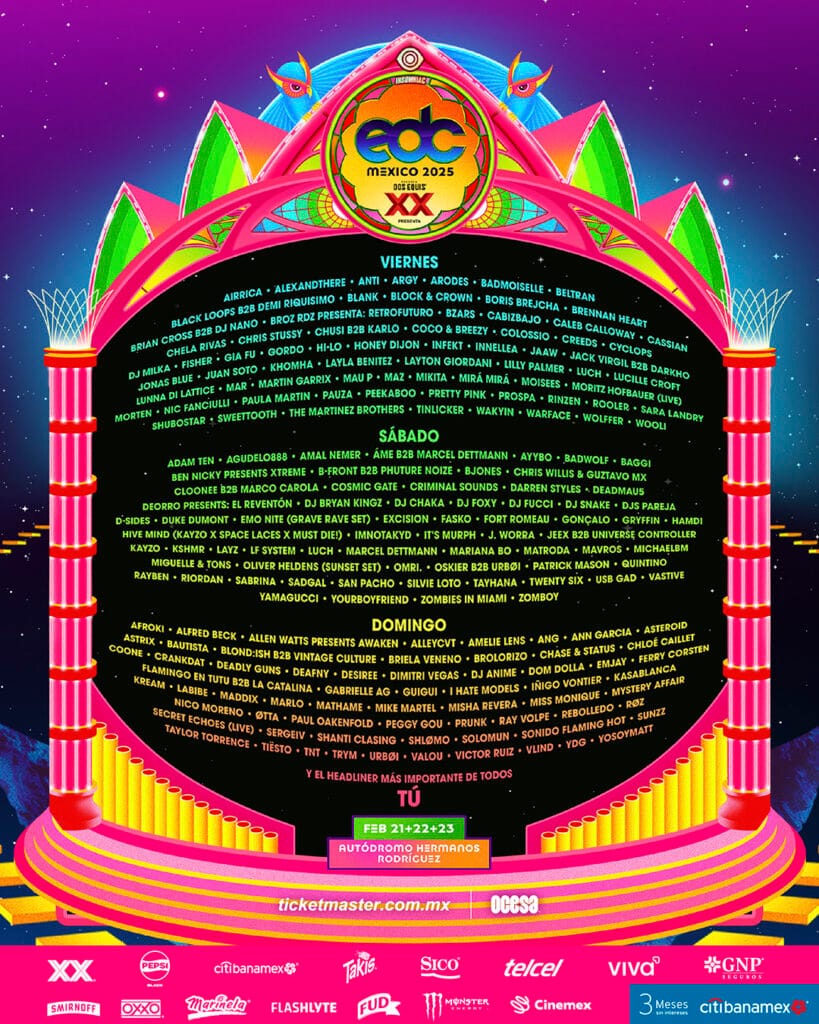 BLOND:ISH, Mau P y Twenty Six nos darán un auténtico espectáculo en EDC 2025