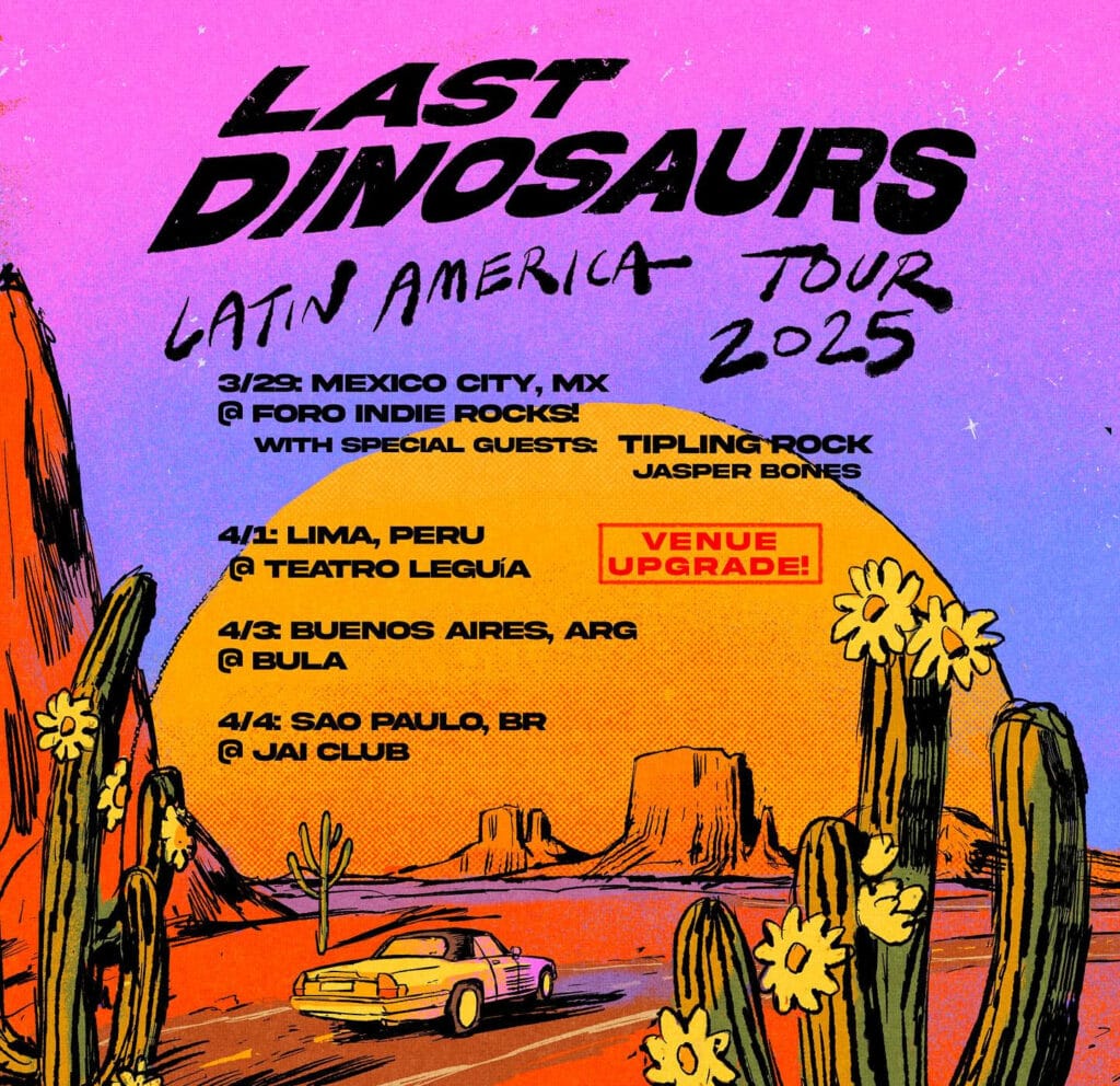 Last Dinosaurs presenta su nueva y emocionante versión de "Italo Disco" con la banda Isla de Caras