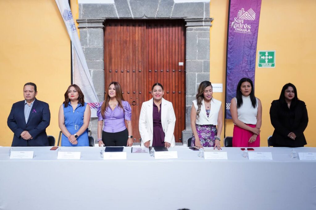 Presenta Lupita Cuautle agenda conmemorativa por el 8M en San Andrés Cholula