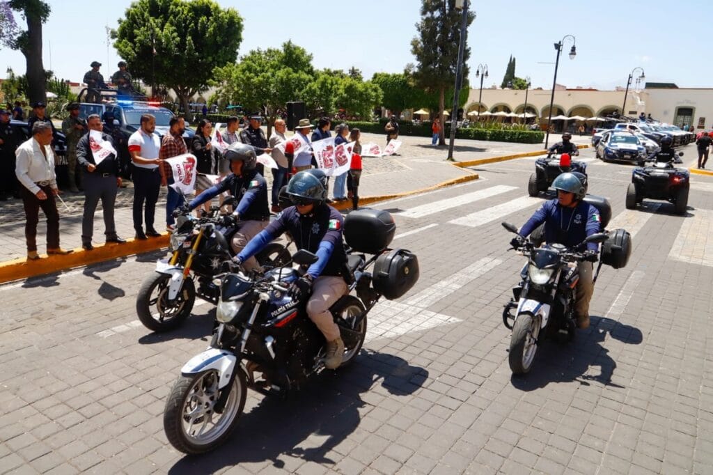 Tonantzin Fernández pone en marcha el operativo Semana Santa Segura en San Pedro Cholula