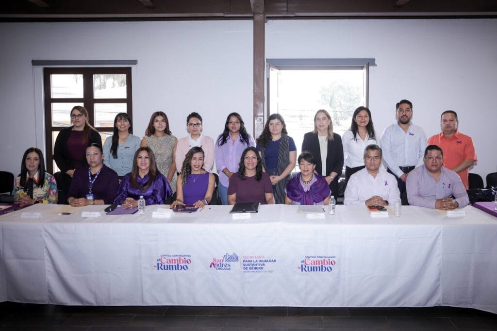 Fortalece San Andrés Cholula estrategia Puerta Violeta en favor de las mujeres