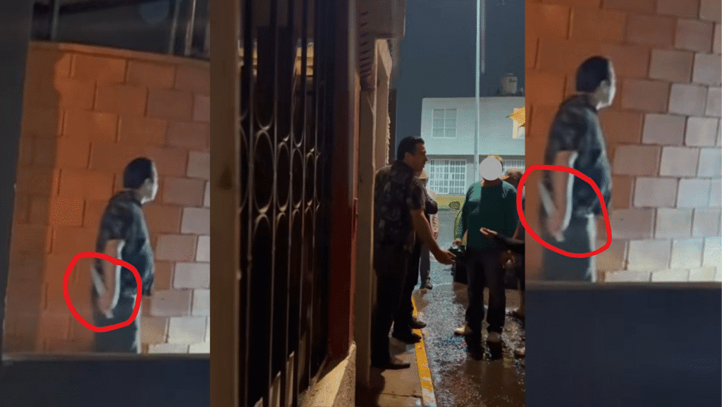 Vecino violento amenaza con cuchillos a habitantes de privada en Fraccionamiento Geo Villas La Vista