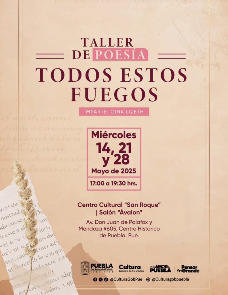 Secretaría de Arte y Cultura ofrece talleres literarios en San Roque