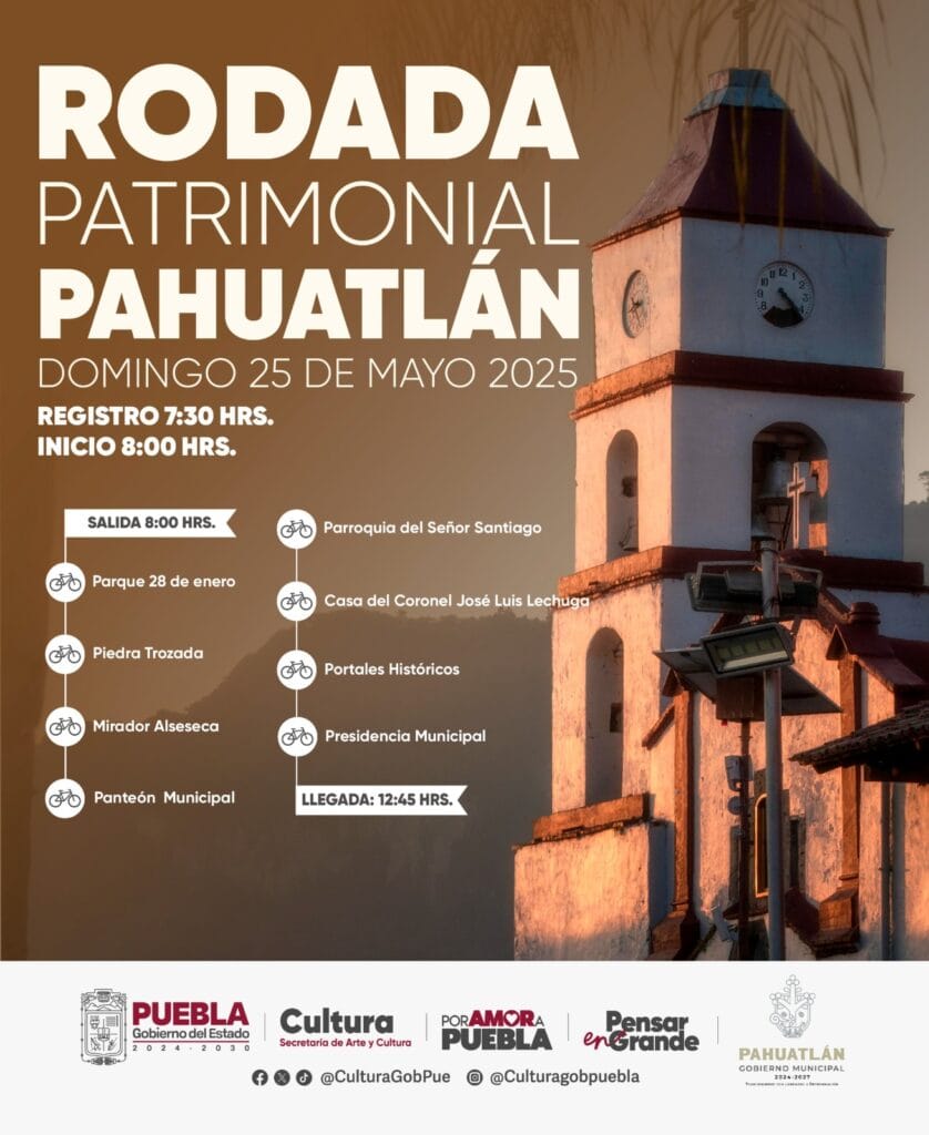 Pahuatlán se suma a las rodadas patrimoniales del Gobierno del Estado