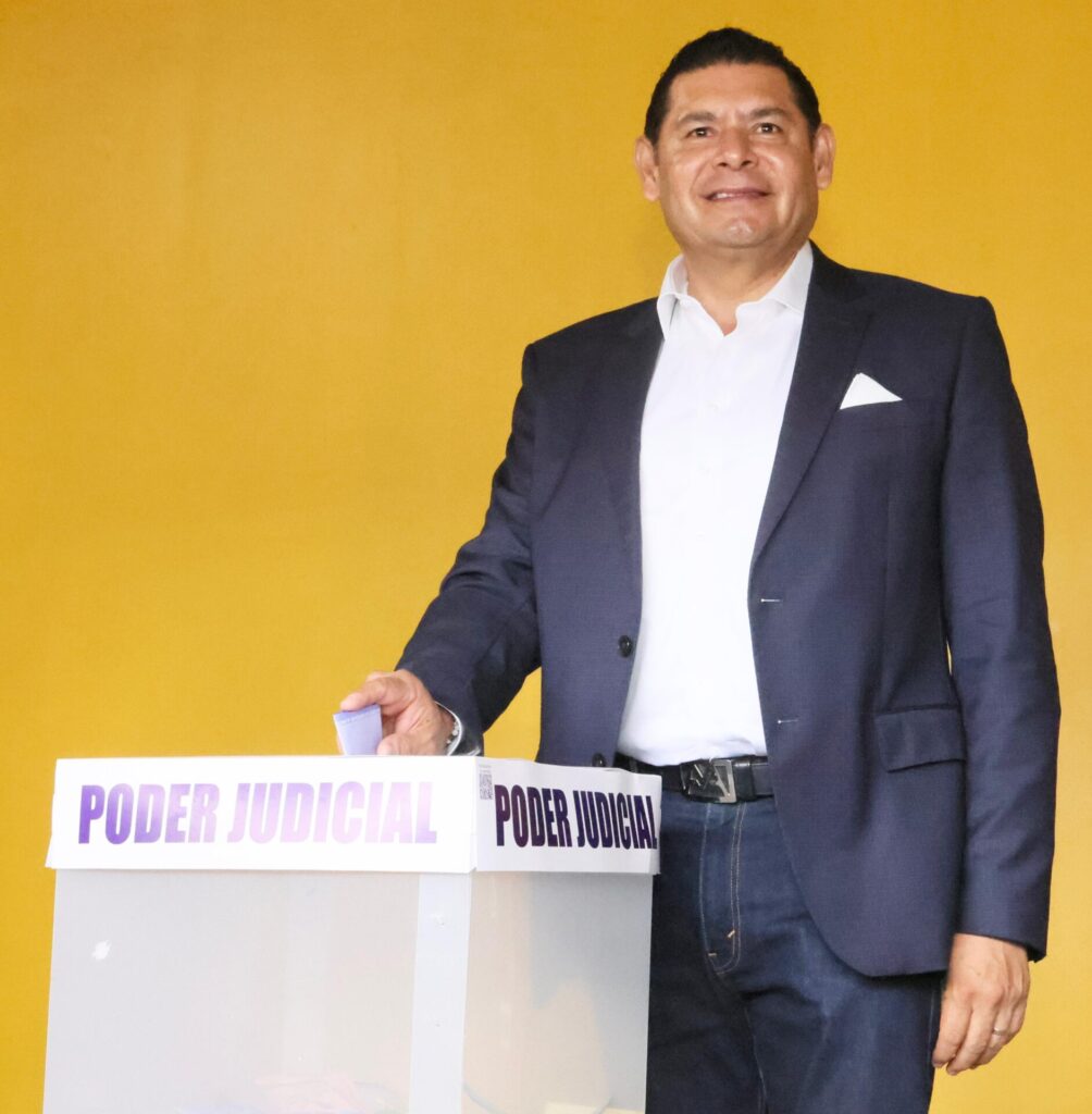El gobernador Alejandro Armenta llama a votar libremente por el Poder Judicial