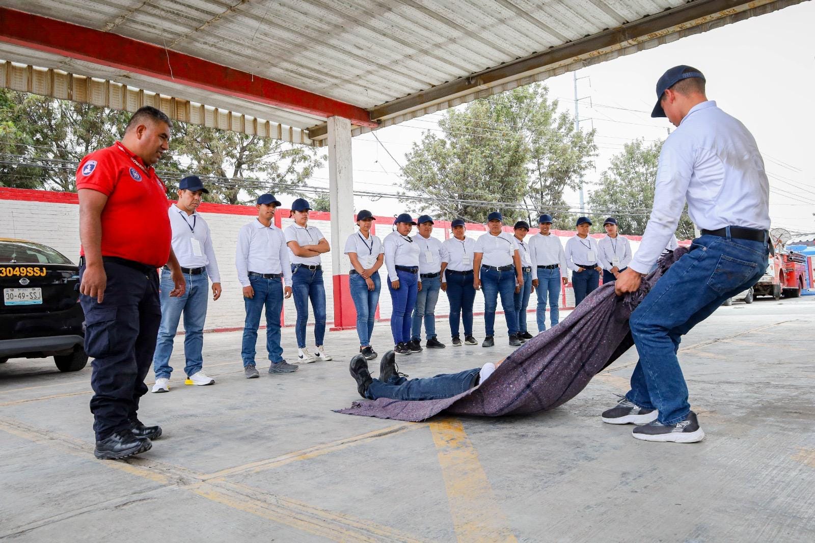 Brigadistas de la Policía Auxiliar refuerzan habilidades en materia de Protección Civil