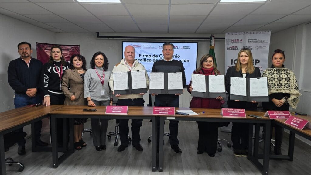 Firman convenio ICATEP y Secretaría de Bienestar en beneficio a migrantes