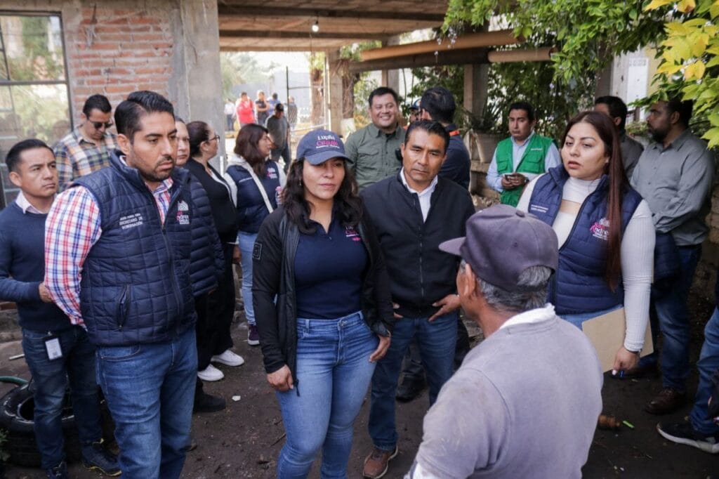 Evalúa Gobierno de San Andrés Cholula zonas afectadas por las intensas lluvias