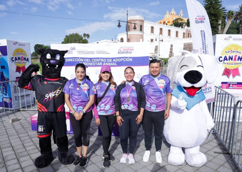 Celebra San Andrés Cholula su Primera Carrera Canina