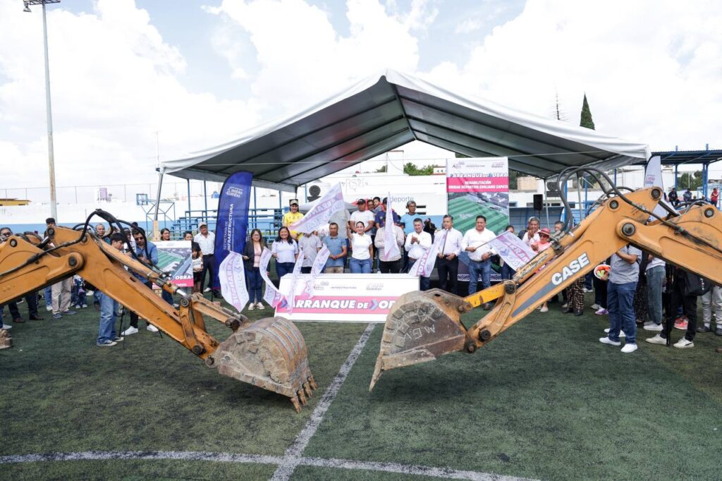 Con obras Lupita Cuautle transforma espacios para fomentar el deporte y la vida sana