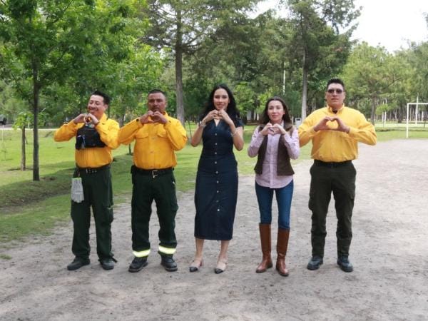 Brigadistas poblanos reforzarán seguridad ambiental global en Canadá: Rebeca Bañuelos