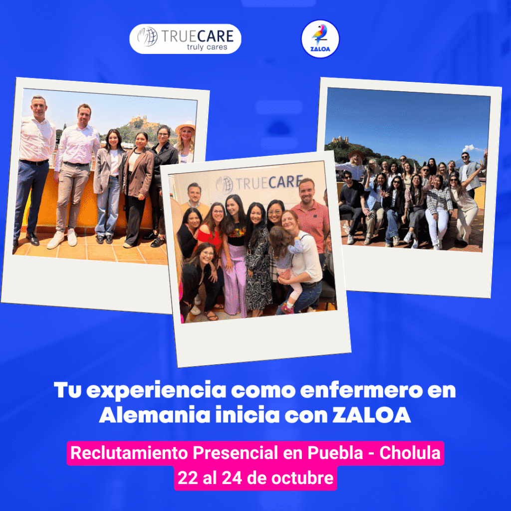 Trabaja como enfermera/o en Alemania; ZALOA abre reclutamiento presencial en Cholula